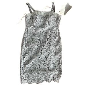 Special Occasion  by Mon Cheri Dress NWT Sz  14 Silver Mother of the Bri…